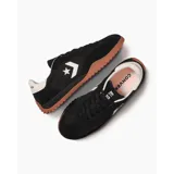 Championes Converse Run Star Trainer de mujer, color negro con detalles en blanco y suela marrón.