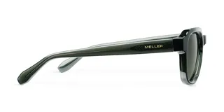 Lentes de sol cuadrados color verde oliva, con montura de bio-based G850 y patillas de propionato de celulosa. Lentes polarizadas alemanas con protección UV400, recubrimiento anti-scratch y superhydrophobic.