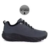 Championes deportivos Hi-Tec Jax H22 color gris oscuro con suela negra, resistentes al agua.