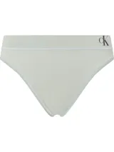 Bombacha Calvin Klein color celeste con elástico ancho en la cintura con el logo de la marca.