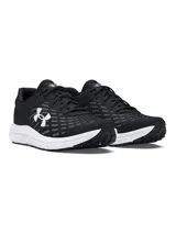 Championes Under Armour Charged Assert 10, color negro, ideales para running.