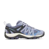 Zapatillas de senderismo Merrell Accentor 3, color lila con detalles en azul y negro.