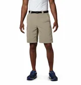 Bermuda de hombre color gris oscuro, con bolsillos cargo laterales con cierre y logo de la marca bordado en la pierna derecha. Incluye cinturón negro con hebilla plástica.