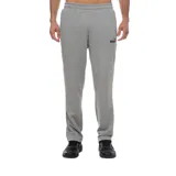 Pantalón de jogging azul marino de Puma, con logo blanco estampado en el muslo izquierdo. Confeccionado en tejido de punto de algodón y poliéster, con cintura elástica ajustable con cordón, bolsillos laterales y puños elásticos.