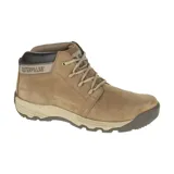 Bota de hombre color marrón claro, con capellada de nobuck, plantilla de microfibra y suela de goma.