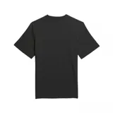 Remera negra de algodón con logo de Adidas Skateboarding estampado en el pecho.