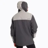 Chaqueta impermeable Merrell Mesquite Hardshell para hombre, con membrana 5000x5000, costuras selladas, cierres waterproof, ajuste personalizable en cintura, puños y capucha, bolsillos en pecho y manos, estampados reflectantes y calce regular.