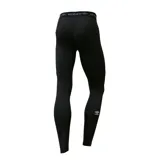 Calza larga de lycra negra, con cintura elástica con el logo de Umbro repetido.