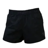 Short deportivo negro de poliéster, con cintura elástica con logo Umbro repetido.