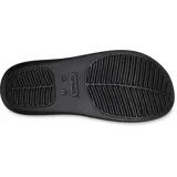 Sandalias Crocs Getaway Platform H-Strap negras, con plataforma, tira en forma de H y plantilla anatómica.