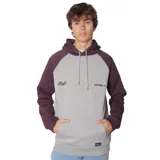 Buzo con capucha O’Neill de diseño bicolor. Cuerpo gris y mangas bordó, con doble logo estampado en el frente. Interior cálido y corte clásico para uso urbano o recreativo.