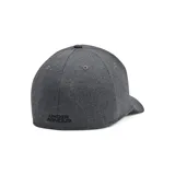 Gorro Under Armour color verde militar con logo bordado en negro.