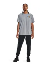 Pantalón de jogging Under Armour Rival Fleece, color negro con logo blanco en la pierna izquierda.