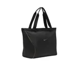 Bolso tote negro con logo Nike color bronce.