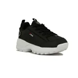 Championes Fila Toga negros con detalles en blanco y logo de la marca en el lateral.