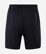 Pijama corto masculino de modal, color azul marino oscuro, compuesto por una remera de manga corta con cuello redondo y un short con ajuste de cordón.