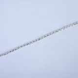 Pulsera de plata 925 con eslabones tipo soga.
