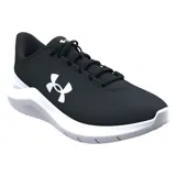 Championes Under Armour Phade RN 3 para mujer, color negro con logo blanco y suela blanca. Ideales para running.