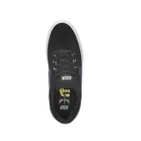 Championes de skate Etnies Joslin Vulc, color negro con suela marrón. Presentan logo de la marca en el lateral y lengüeta.