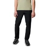 Pantalón chino negro de corte recto, con bolsillos laterales y traseros. Confeccionado con tejido repelente a la humedad y de secado rápido.
