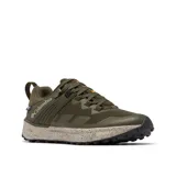 Zapatillas de senderismo Columbia Facet 75 Outdry, color negro con detalles en azul. Capellada de malla con superposiciones de TPU, tecnología OutDry™ impermeable y transpirable, sistema Navic Fit™ para mayor estabilidad, plantilla OrthoLite® Eco, entresuela TechLite™ Plush y suela Adapt Trax™ para tracción en terrenos secos o mojados.