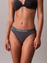 Colaless gris de algodón elástico con cintura elastizada con logo Calvin Klein.