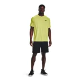Remera deportiva Under Armour Tech 2.0 de hombre, color gris jaspeado con logo negro en el pecho.