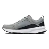 Championes Under Armour Charged Edge para hombre, color negro con detalles en verde flúor y suela blanca. Ideales para entrenamiento en gimnasio o al aire libre.