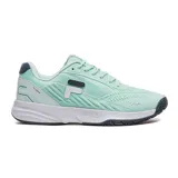 Championes Fila Acer Champion de tenis para mujer, color aguamarina con detalles en blanco y azul marino.