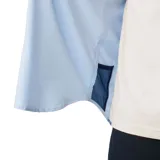 Camisa de hombre Columbia Silver Ridge, color beige, de manga larga con botones para enrollar, dos bolsillos frontales con botón, ventilación en la espalda y protección solar UPF 50.