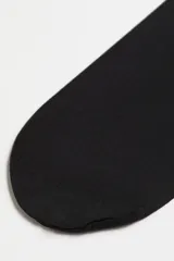 Pack de dos medias negras de 40 denier con cintura elástica.