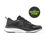 Championes deportivos American Sport Azriel color negro con detalles en gris y blanco.