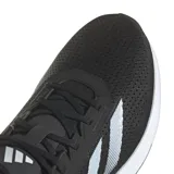 Championes Adidas Duramo SL, color negro con detalles plateados, ideales para running.