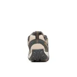 Championes de trekking Merrell Accentor 3 para hombre, color beige con detalles en marrón y gris. Capellada de ante y malla transpirable, cordones y refuerzos reciclados, puntera de goma protectora, entresuela de espuma EVA y suela de goma adherente.