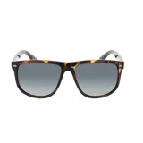 Lentes de sol INVU modelo IB22445E, con montura de carey y lentes polarizadas grises con degradé.