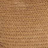 Bolso grande de paja color beige con asa de hombro tejida.