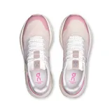 Championes urbanos On Running Cloudnova Form 2, color rosa pálido con detalles en blanco y rosa.