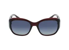 Lentes de sol INVU modelo IB22446C, con montura de acetato color violeta y lentes polarizadas.