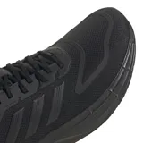 Championes Adidas Duramo 10, color negro con las tres tiras laterales en negro, ideales para running y uso diario.