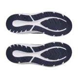 Championes de running Under Armour Charged Pursuit 4, color azul marino con logo blanco. Capellada de malla transpirable y entresuela Charged Cushioning para mayor amortiguación.