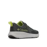 Championes de senderismo Columbia Konos TRS para hombre, color negro con detalles en naranja.