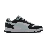 Zapatillas Puma RBD Game Low, color negro, blanco y celeste.