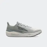 Championes para correr Altra Experience Form, color gris claro con detalles en gris oscuro y blanco. Cuentan con tecnología GuideRail™ y drop de 4 mm.