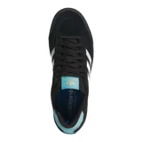 Championes Adidas Nora color negro con detalles en blanco y celeste.