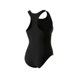 Malla enteriza de natación azul marino con logo Fila estampado en el pecho.