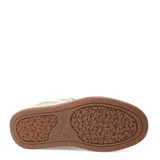 Championes Puma Park Luna SD de gamuza negra con detalles en blanco y suela de goma color caramelo.
