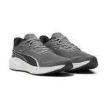 Championes Puma Skyrocket Lite negros con detalles en blanco, ideales para running.