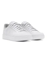 Championes urbanos Under Armour UA Official blancos con detalles en negro, con logo en el lateral y suela blanca.