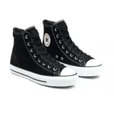 Championes Converse CTAS Pro Hi de caña alta, color negro con detalles en blanco.