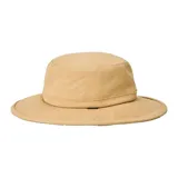 Sombrero de ala ancha Rip Curl Search Canvas Wide Brim color beige con logo bordado en el frente.